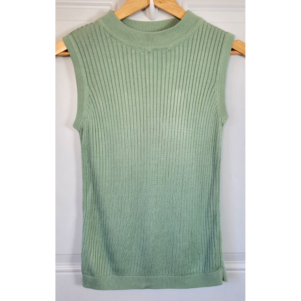 Vintage Pierre Cardin Sleeveless Top Size M Preppy Breathable Old Money